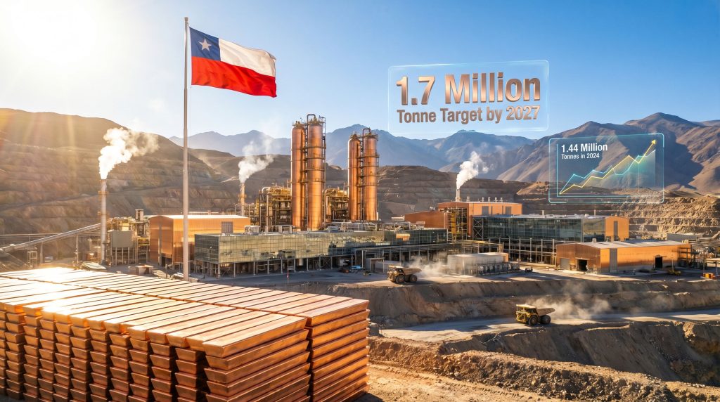 Codelco targets higher output with copper plant.