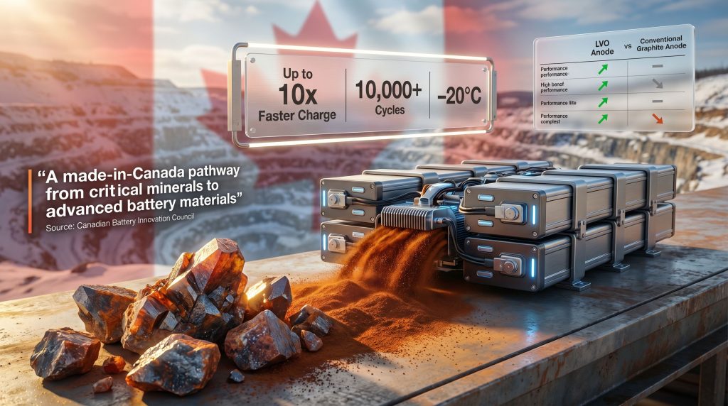 Tyfast Strategic Resources Canadian battery-grade vanadium oxide MoU graphic