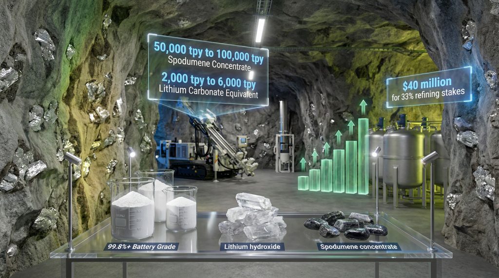 Brazilian lithium producer CBL expansion overview.
