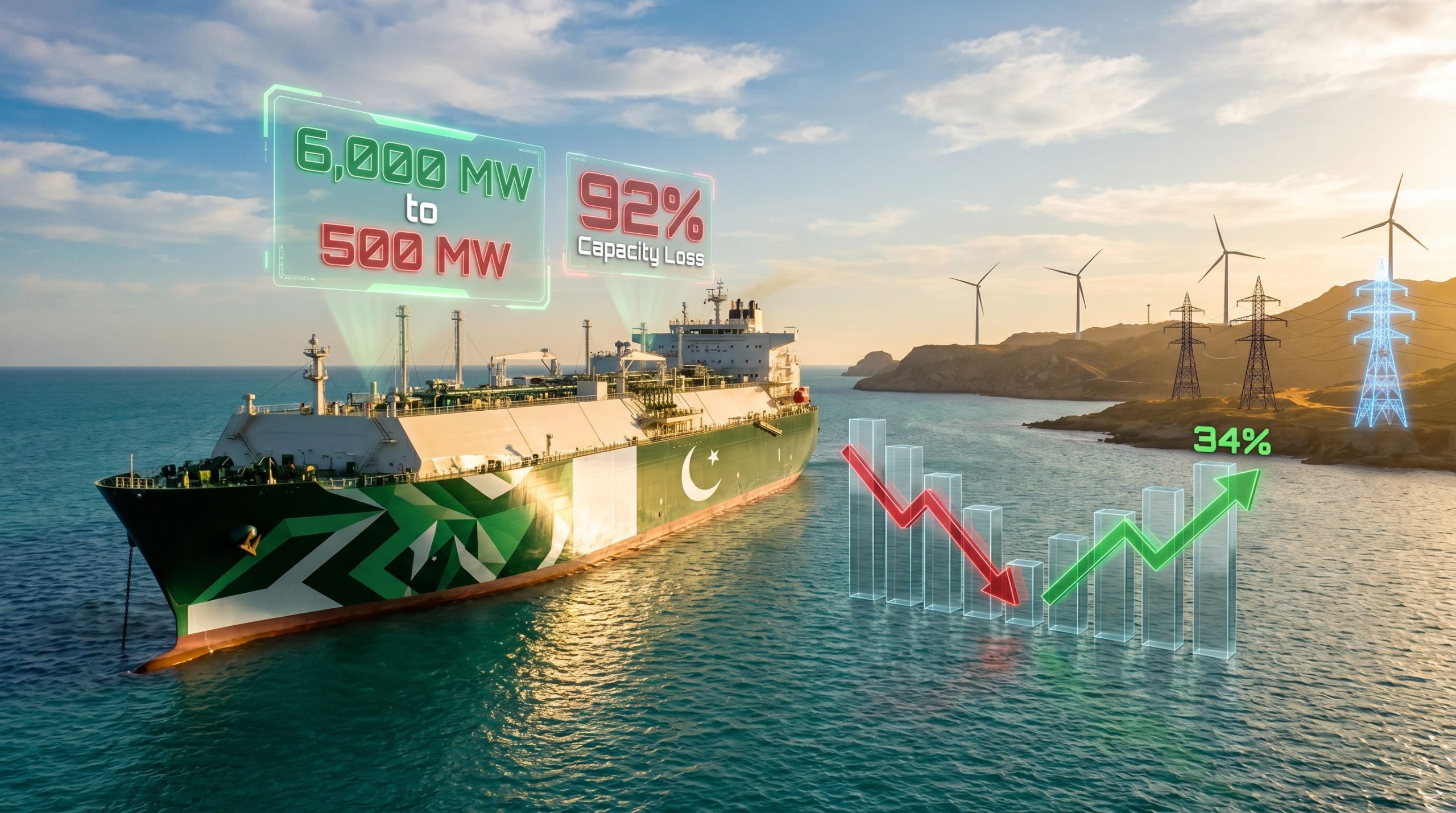 Qatar LNG Disruption Triggers Pakistan Power Crisis