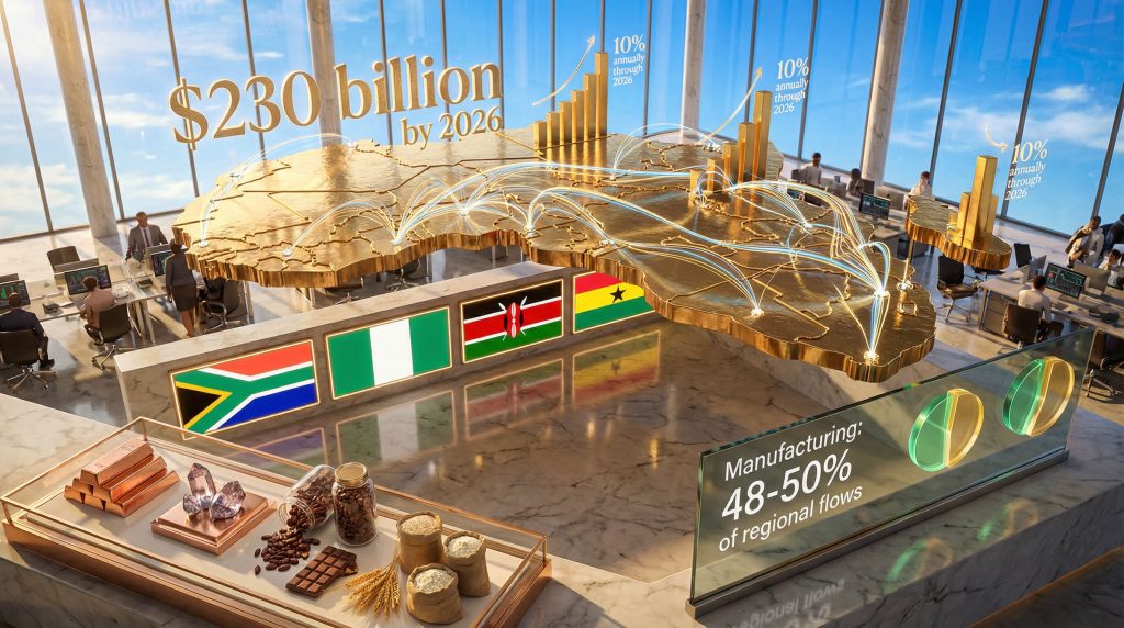 Intra-African trade growth projection in 2026.