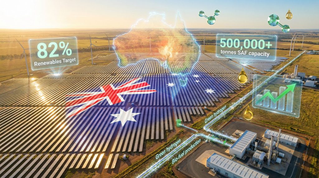 Australia selects renewable projects; solar farm.