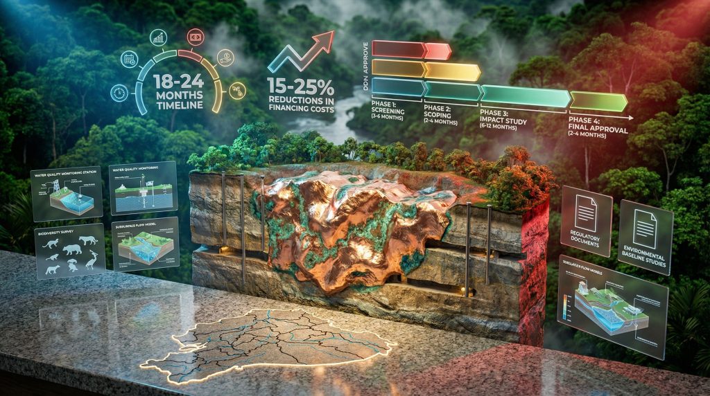 Warintza project's environmental assessment visualization.