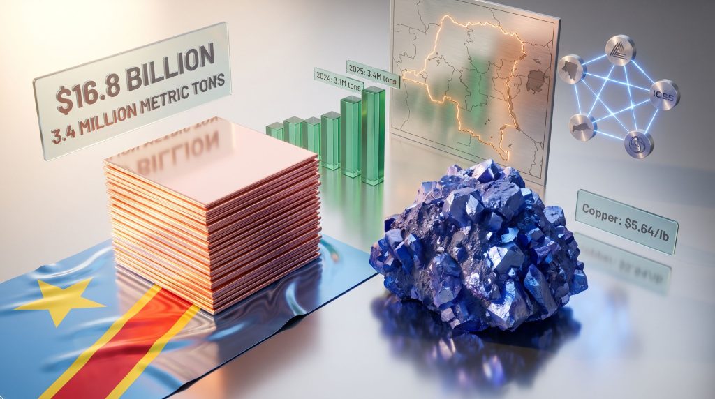 Congo copper and cobalt export revenues probe graphic