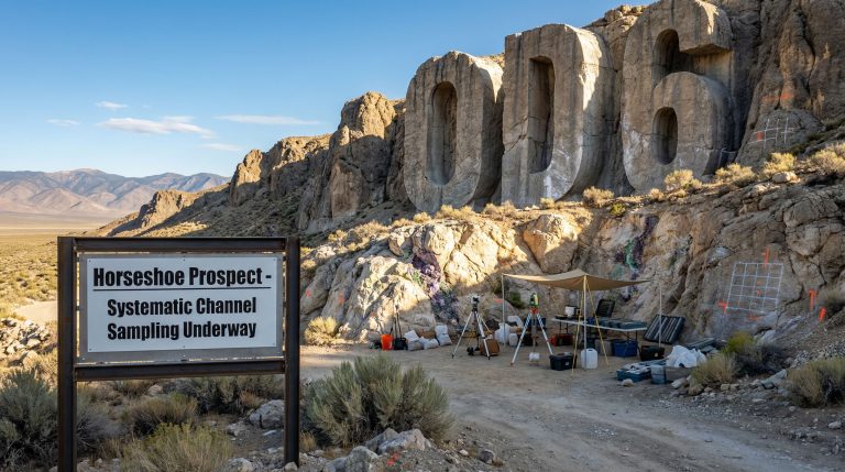 OD6 Metals Ltd-OD6-Horseshoe Prospect exploration site in desert.