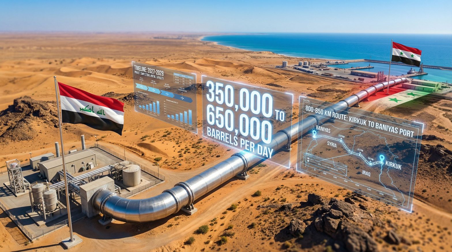 Iraq Oil Pipeline to Syria: Export Route Strategy