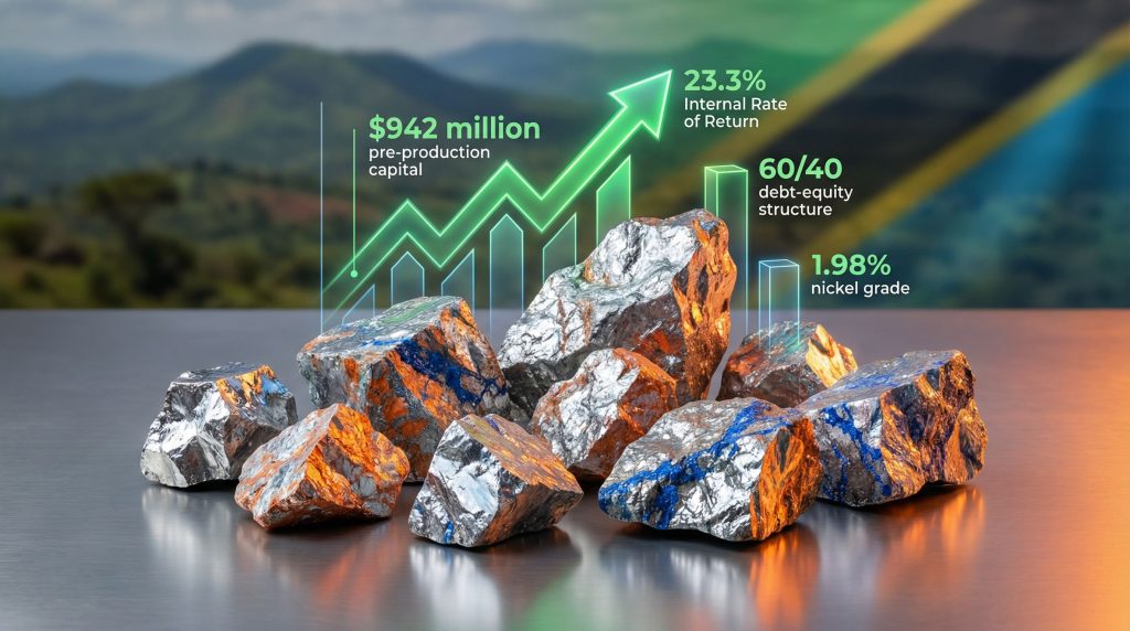 Kabanga Nickel Project financing and ore analysis.