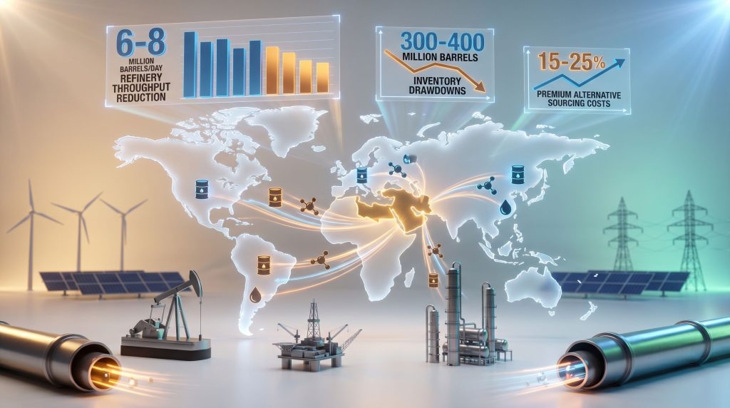 Iran war impact on global oil supply.