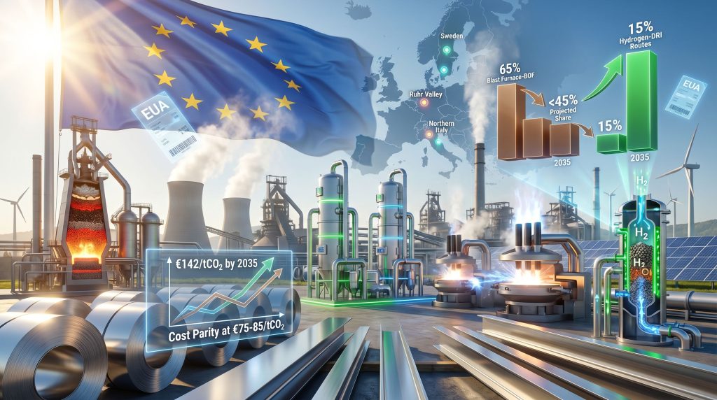 EU Allowance prices fuel green steel initiatives.