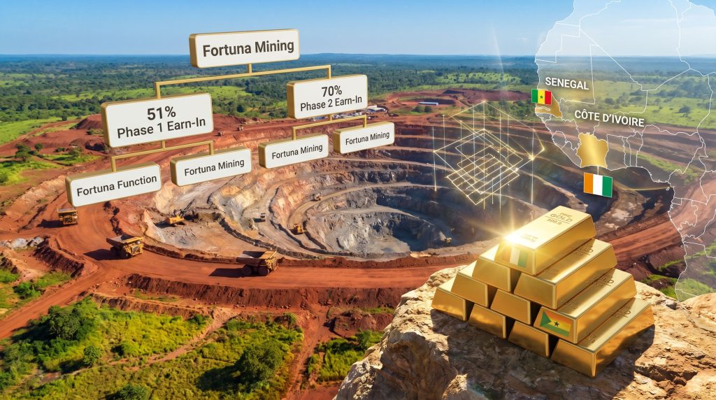 Fortuna Mining's Guyana gold prospect visualized.
