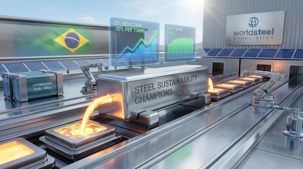 Gerdau steel sustainability award innovation showcase.