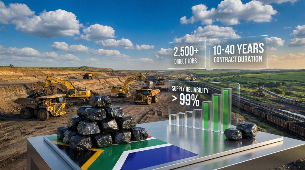 Exxaro and Eskom coal mining partnership.