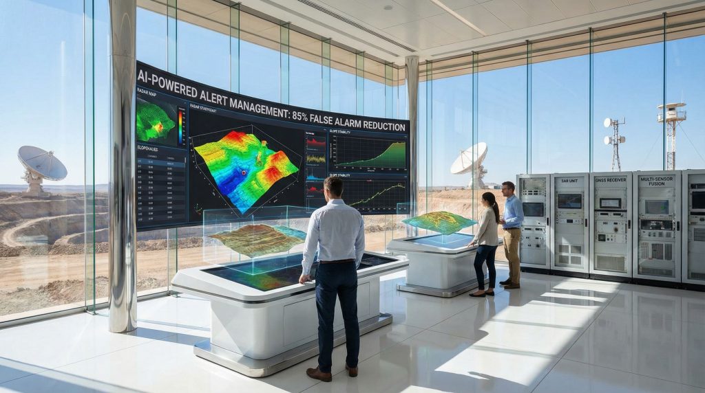 High-tech next-generation GroundProbe geohazard monitoring.
