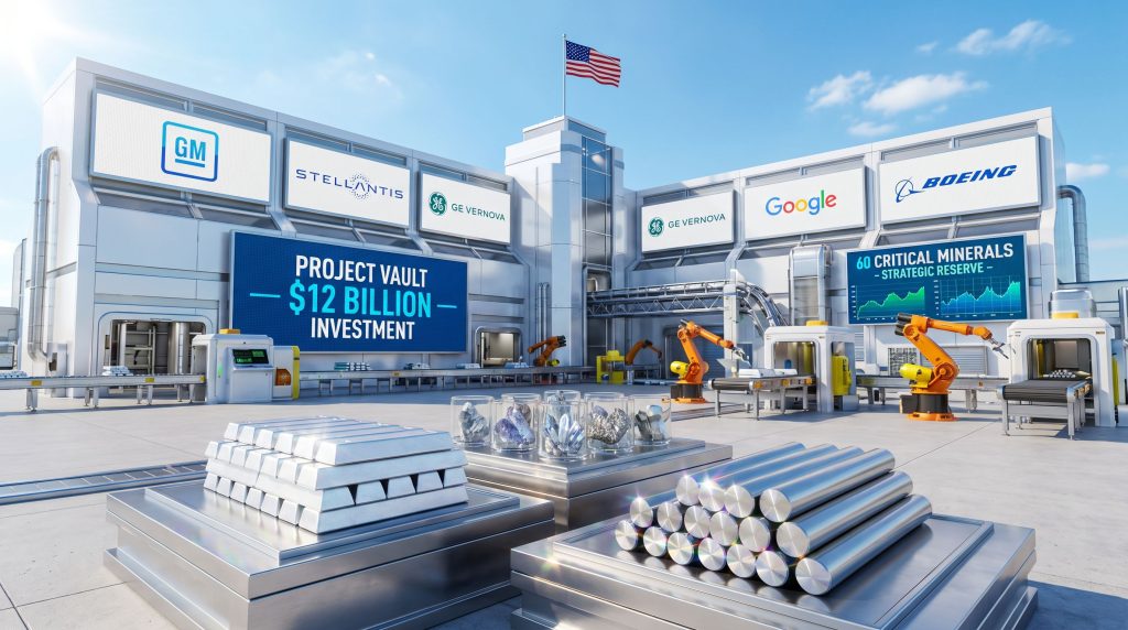US Project Vault $12 billion investment facility.