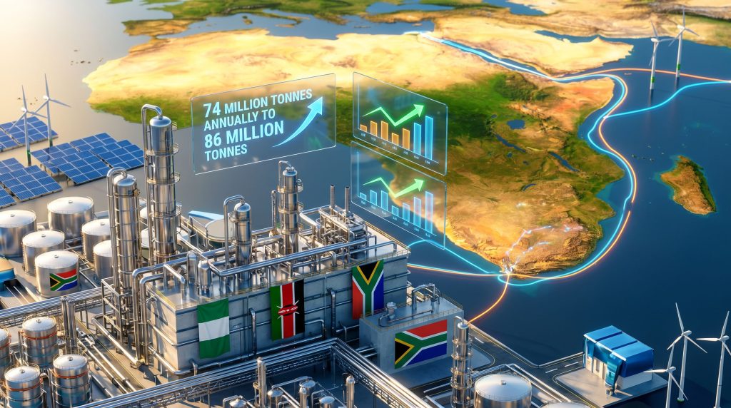 Energy infrastructure highlighting Africa's looming fuel shortfall.