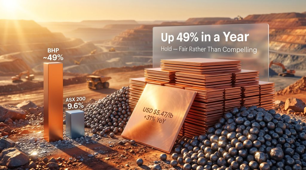 BHP shares hold rating in mining scene