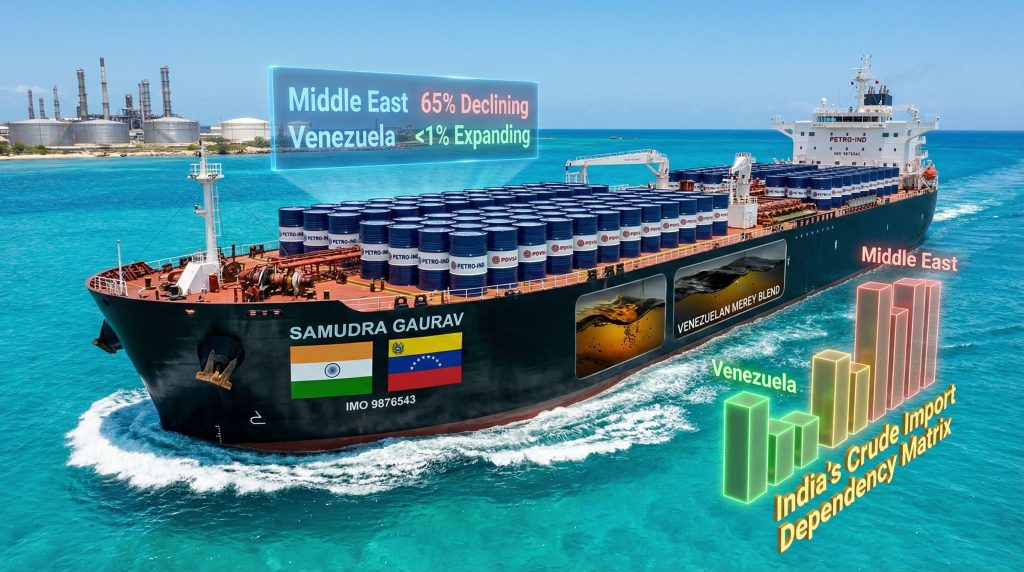India shifts to Venezuelan crude oil.