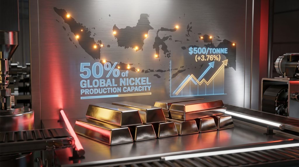 Indonesia nickel ore pricing changes visualized with statistics.