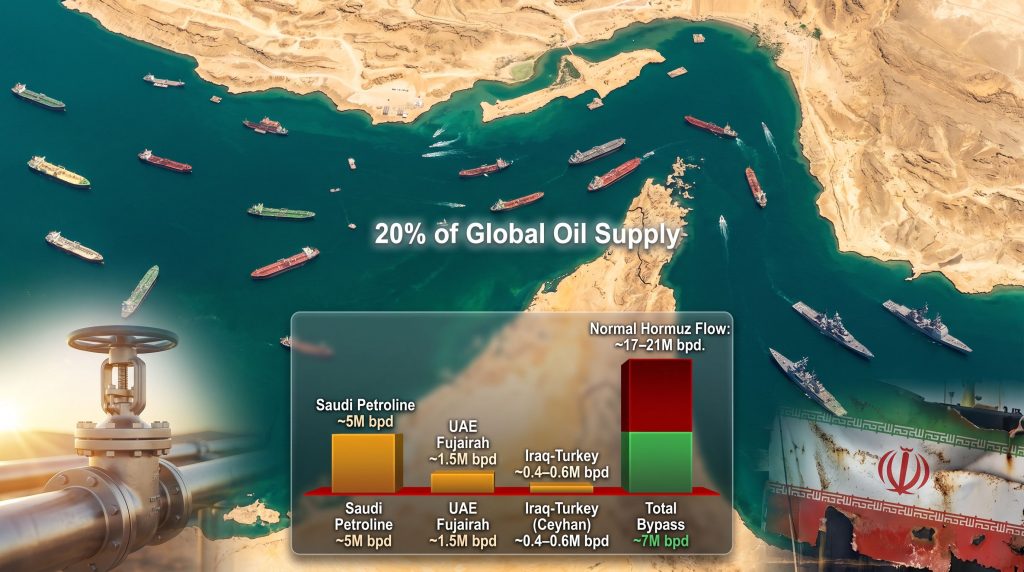 U.S.-Iran talks and Strait of Hormuz closure oil route map