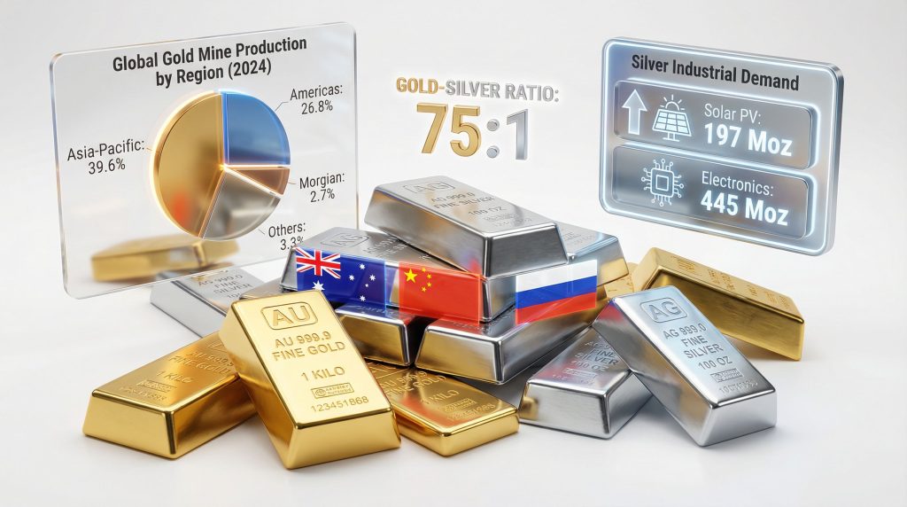 Gold and silver supply and demand overview.