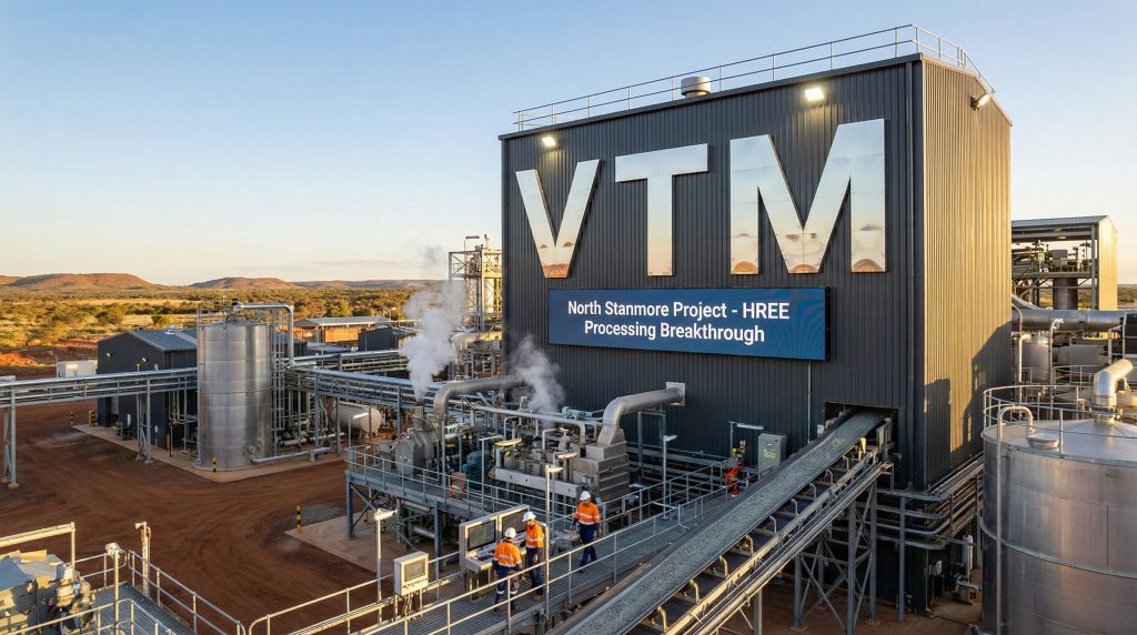 Victory Metals Ltd-VTM-North Stanmore Project processing facility exterior.