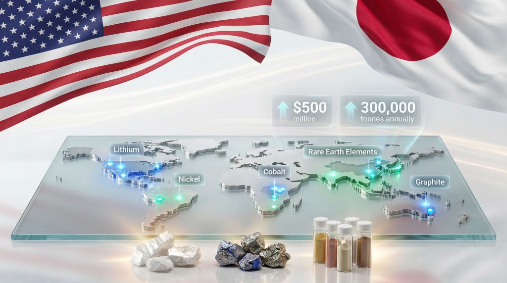 United States-Japan critical minerals partnership.