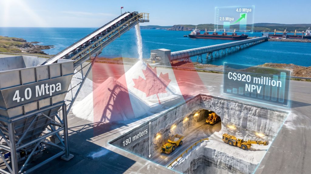 The Great Atlantic Salt Project: Canadian mining operation.