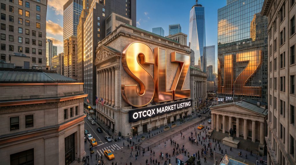 Sultan Resources Ltd-SLZ-SLZ sign on New York building.