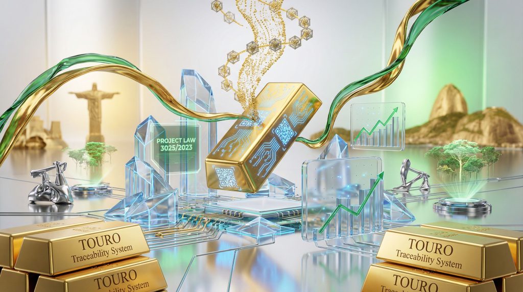 Project of Law 3025/2023 gold traceability illustration.