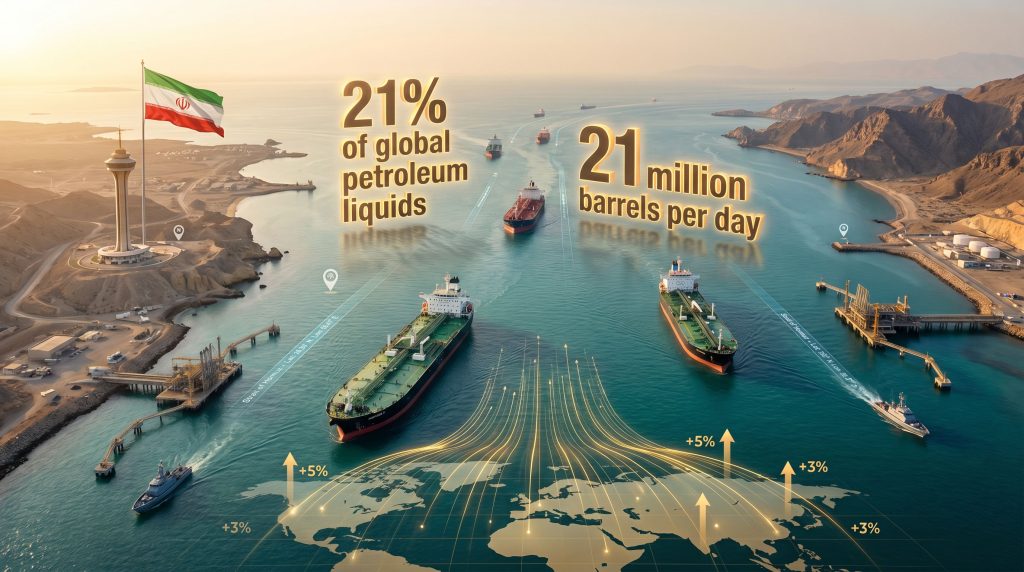 Iran Strait of Hormuz shipping and statistics.