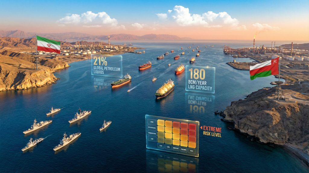 Strait of Hormuz energy facilities vulnerability.