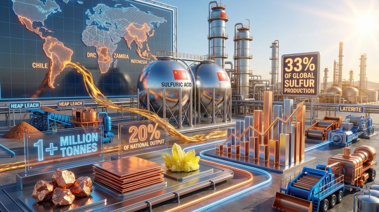 China moves to ban sulfuric acid.