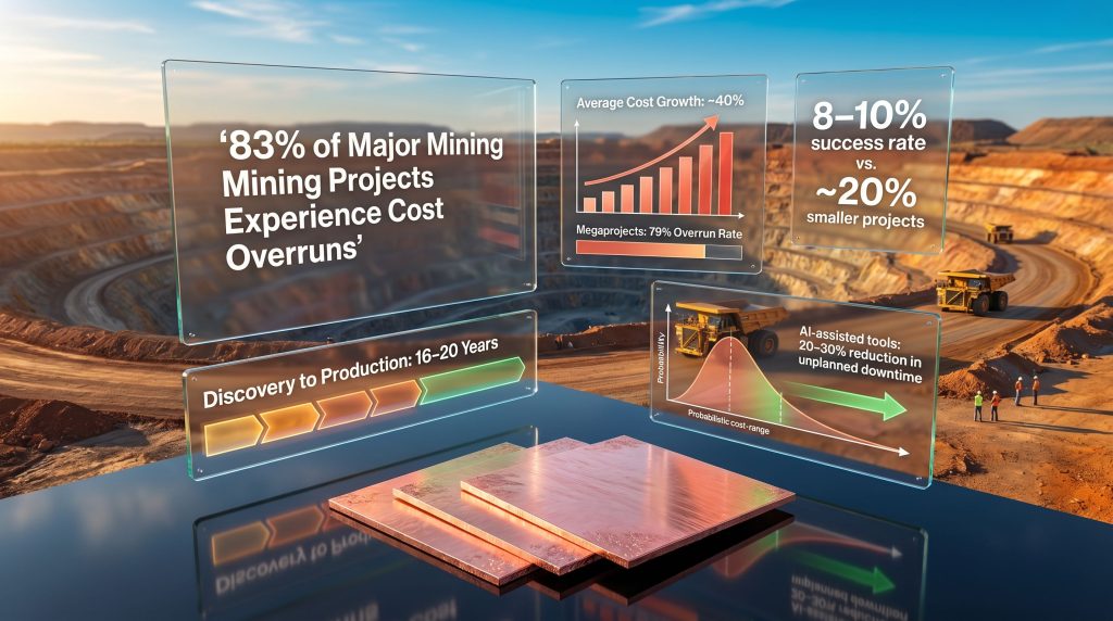 mining capital delivery and predictability infographic