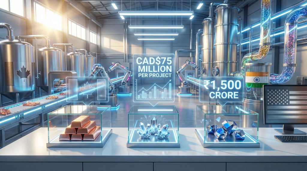 Incentive scheme for processing critical minerals visualization.