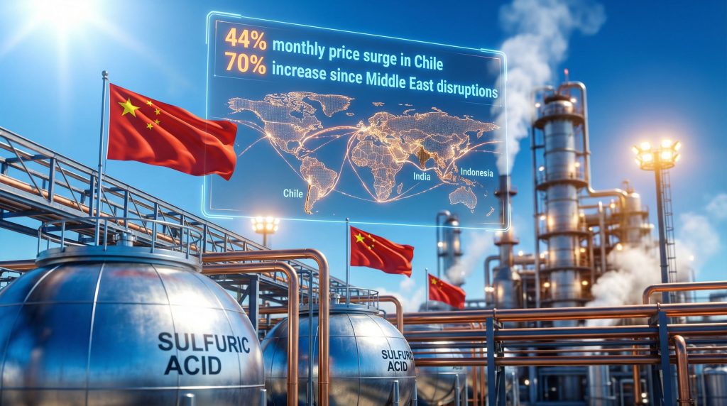 Sulphuric acid export halt; global impact.
