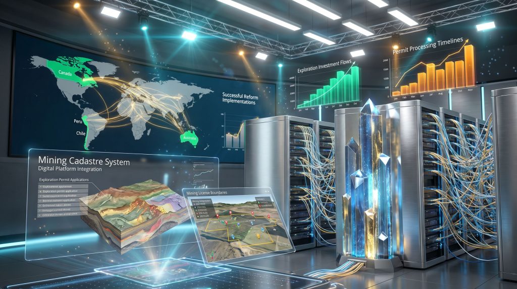 High-tech cadastre system for exploration.