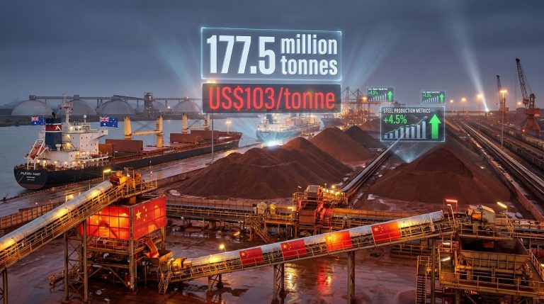 China imposes ban on BHP iron ore.