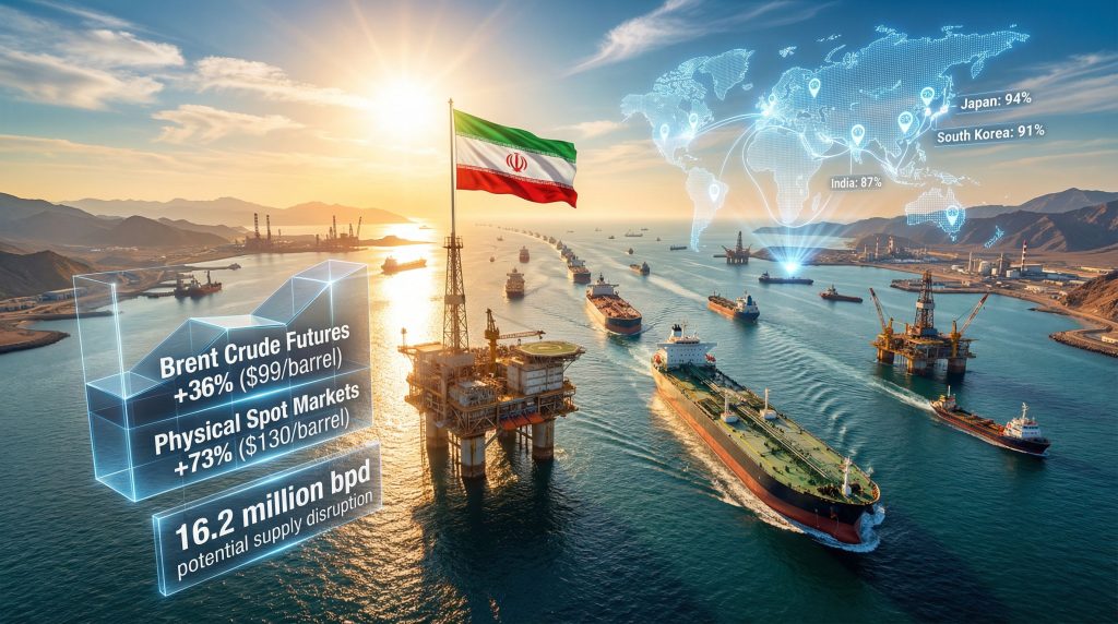 Iran war oil shock impacts global supply.