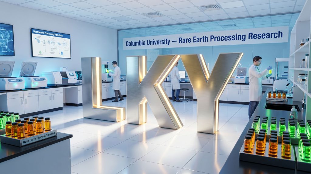 Locksley Resources Ltd-LKY-LNY rare earth processing research lab