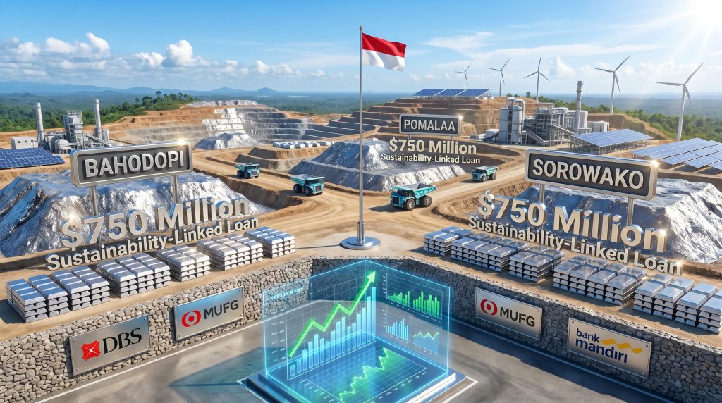 Vale Indonesia $750 million sustainability loans.