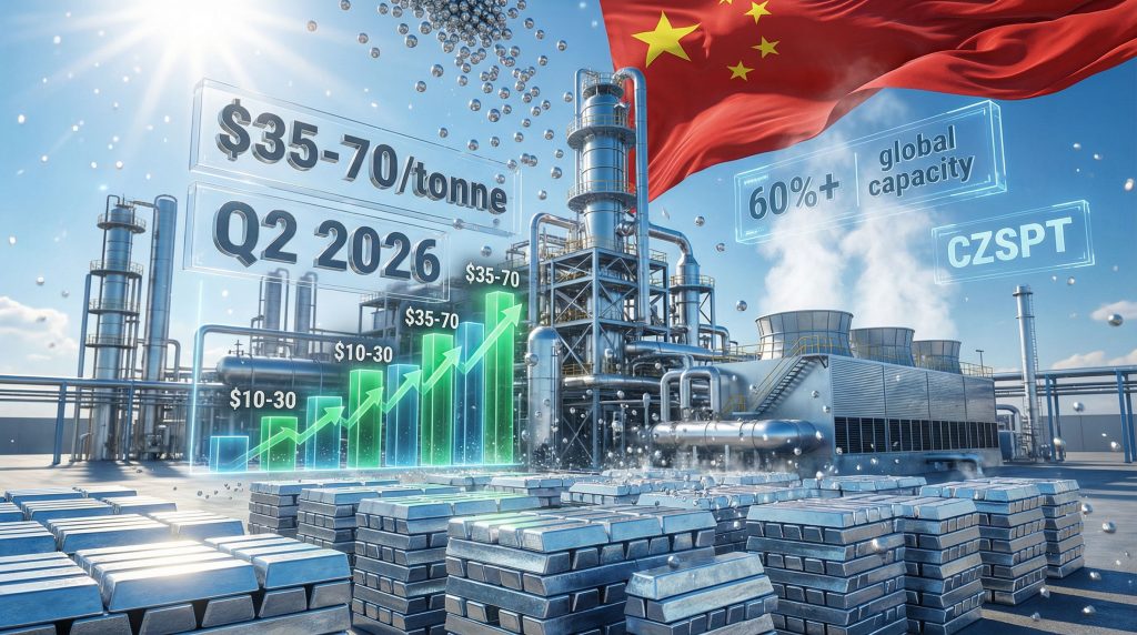 China zinc concentrate treatment charges forecast.