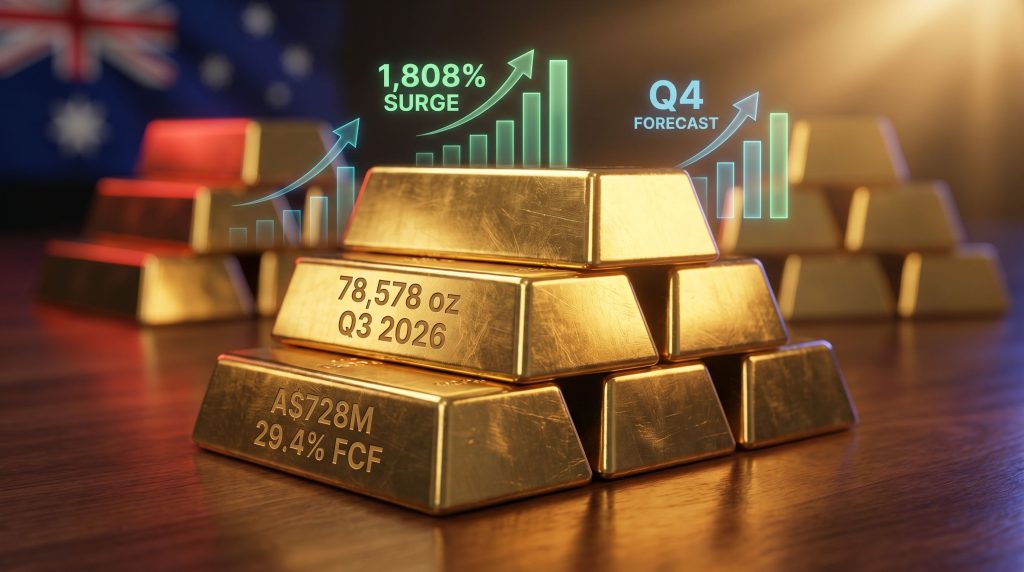 Vault Minerals Strong Q3 Gold Production Hits 78,578 Oz