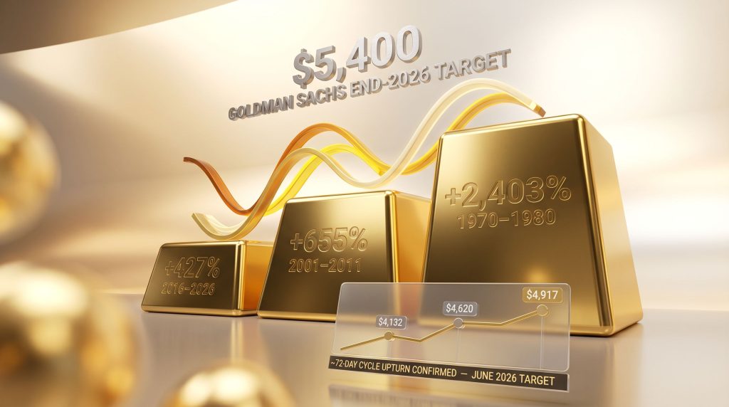 gold cycle positioning with bullish targets