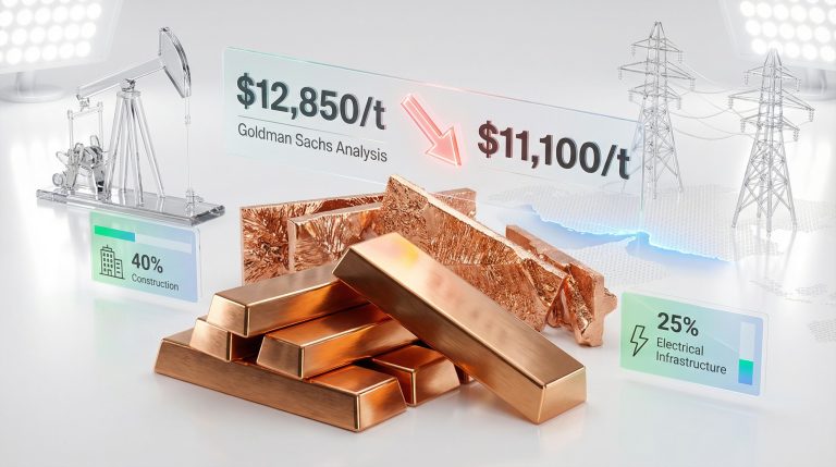 Copper vulnerable to further decline, price drop.