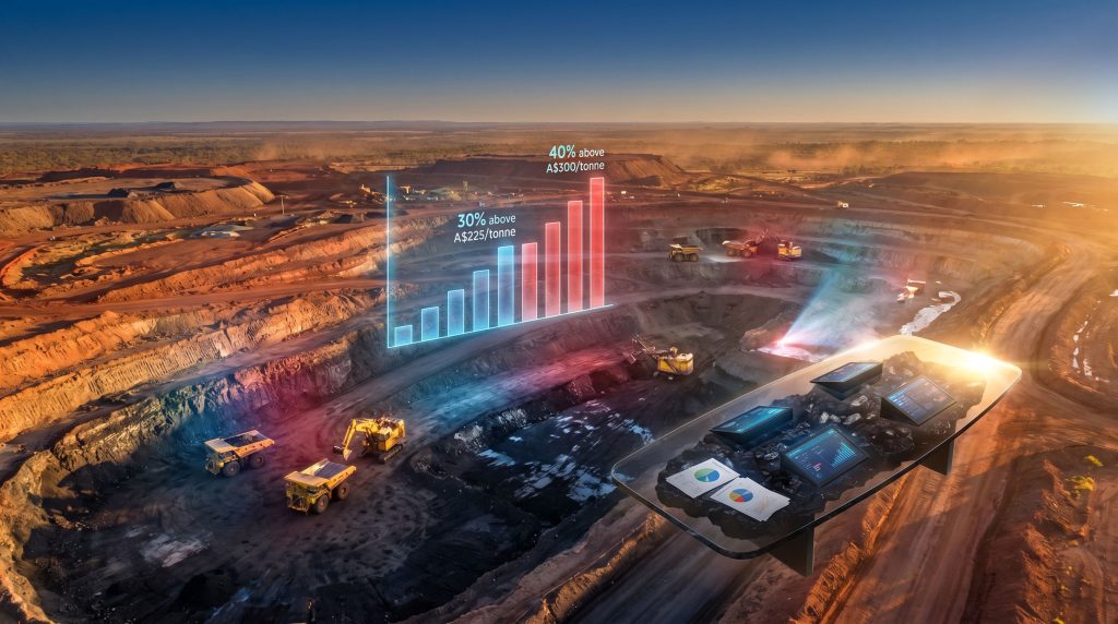 BHP review of Australian coal mines visualization.