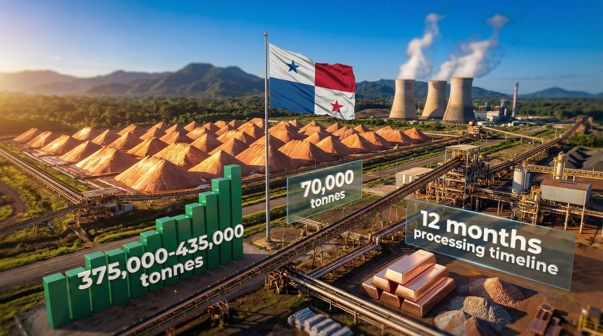 First Quantum Cobre Panama Stockpiles Processing Update