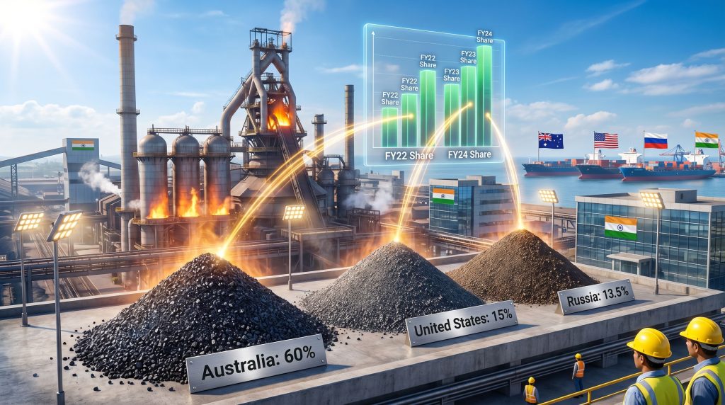 India's shift to US met coal illustrated.