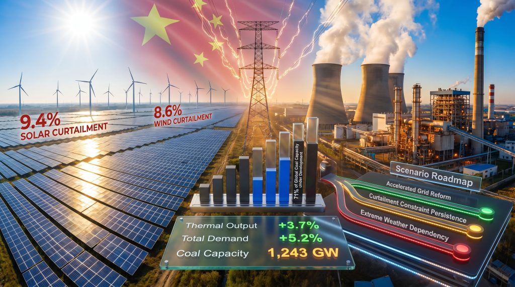 China fossil fuel power comeback amid curtailment