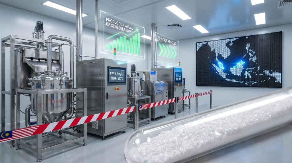 Lynas Malaysia first Samarium oxide production facility.