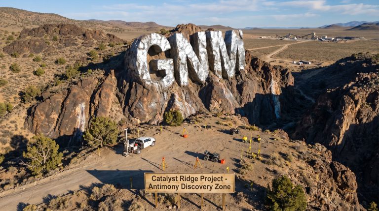 Great Northern Minerals Ltd-GNM-Catalyst Ridge Project site overview.